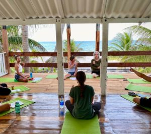 Morning yoga routine - Mexico Yoga Retreat In El Cuyo, Mexico