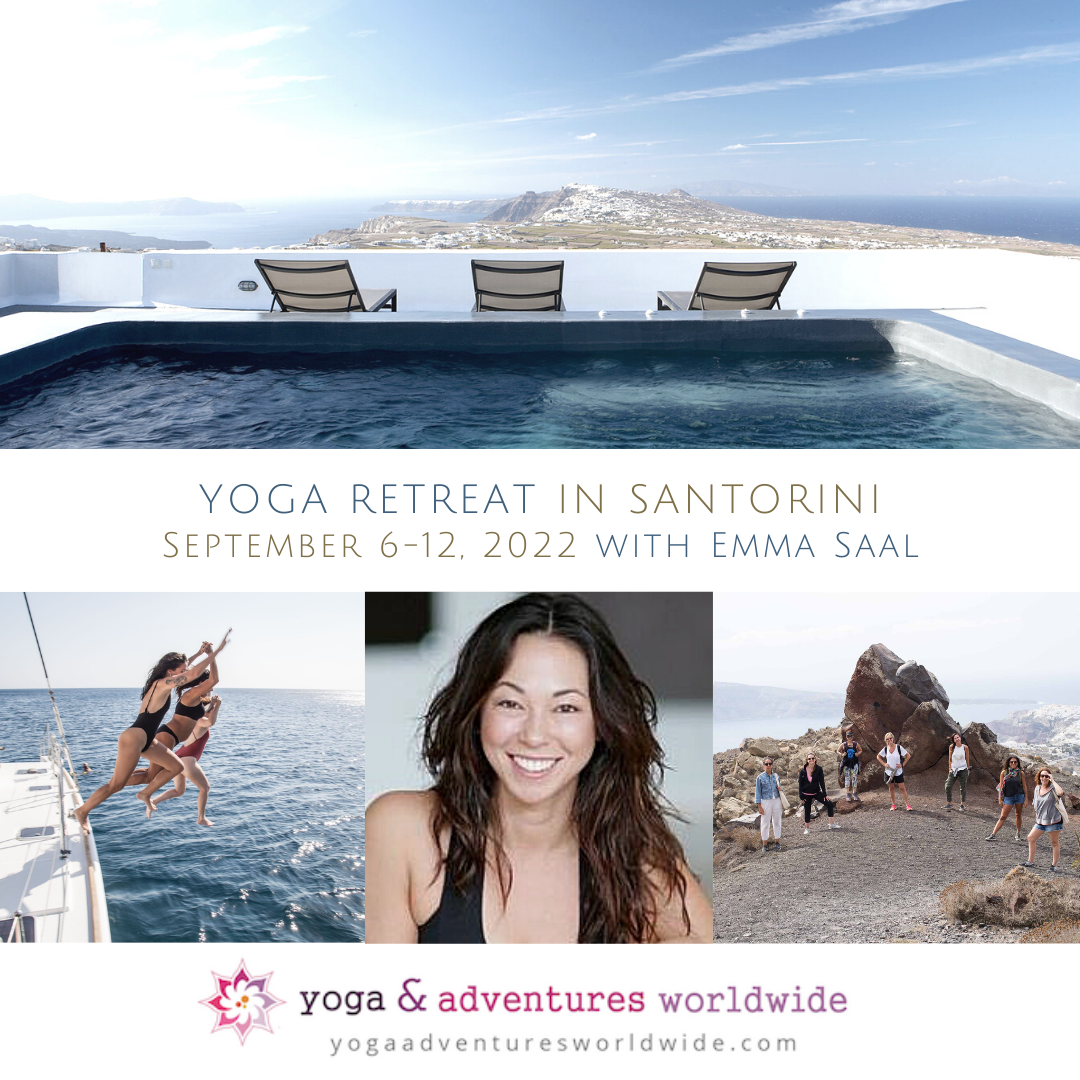 Yoga Retreat in Santorini, Greece with Emma Saal